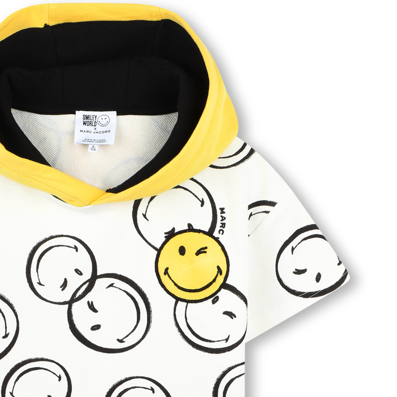 Robe à capuche smiley THE MARC JACOBS 
                    FILLE
