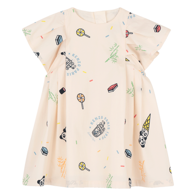 ROBE EN POPELINE KENZO KIDS FILLE
