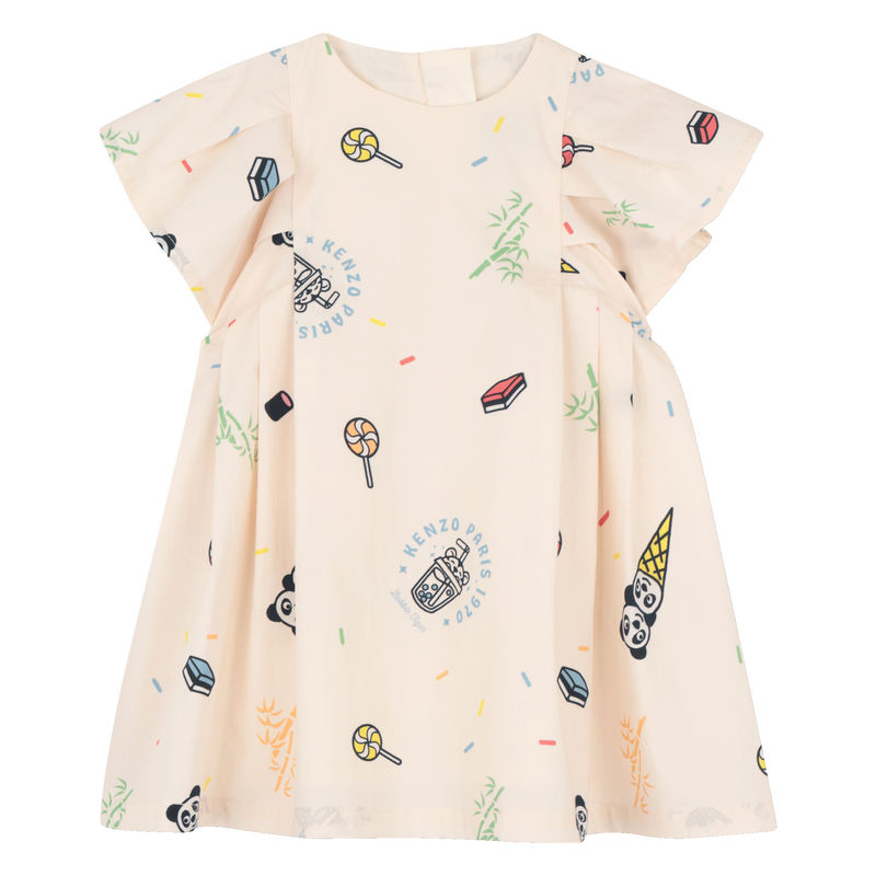 ROBE EN POPELINE KENZO KIDS 
                        FILLE