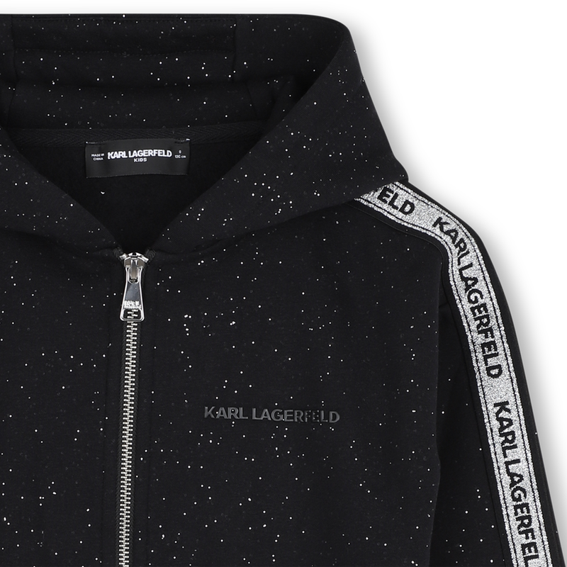 Cardigan &agrave; capuche KARL LAGERFELD KIDS 
                        FILLE