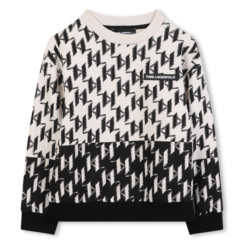 Sweat-shirt en molleton KARL LAGERFELD KIDS 
                        GARCON