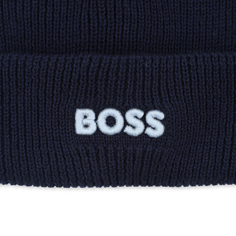 Bonnet tricot avec pompon BOSS 
                    GARCON