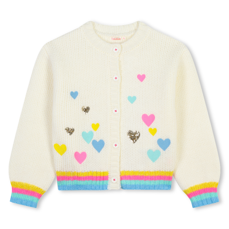 Cardigan boutonné en tricot BILLIEBLUSH 
                    FILLE