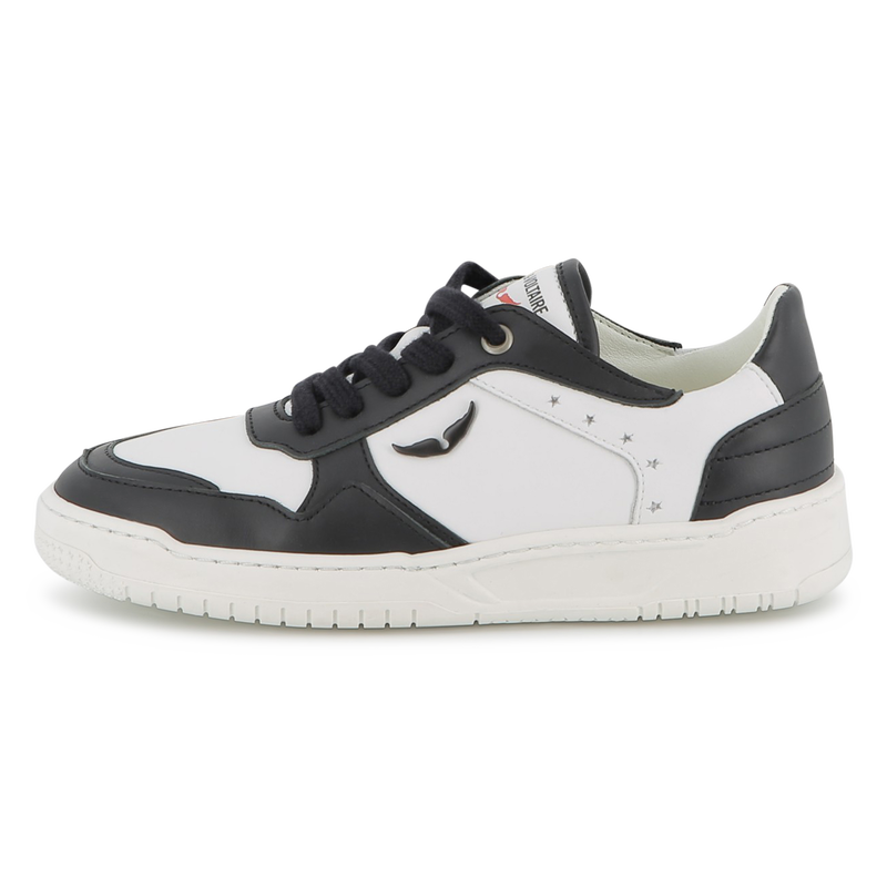 Baskets à lacets en cuir de vachette ZADIG & VOLTAIRE 
                    UNISEXE