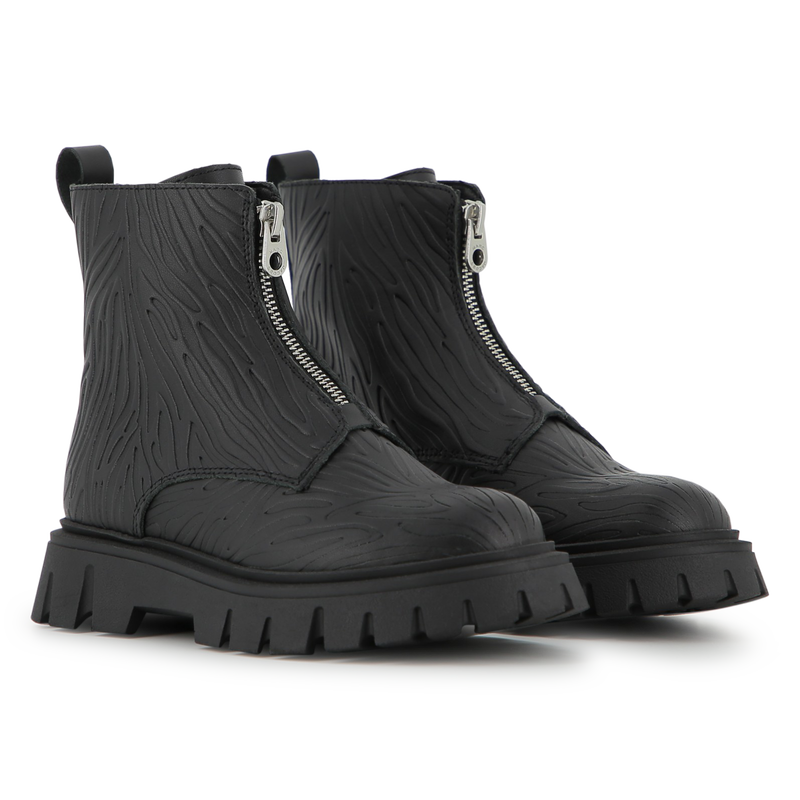 Bottines en cuir de vachette THE MARC JACOBS 
                    FILLE