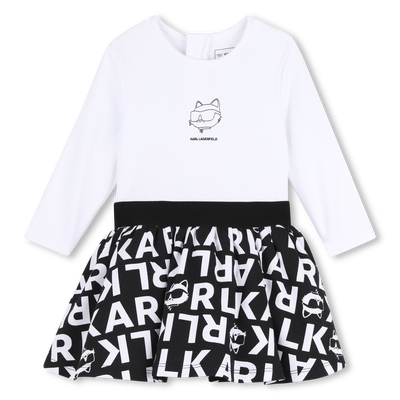 Robe manches longues KARL LAGERFELD KIDS FILLE