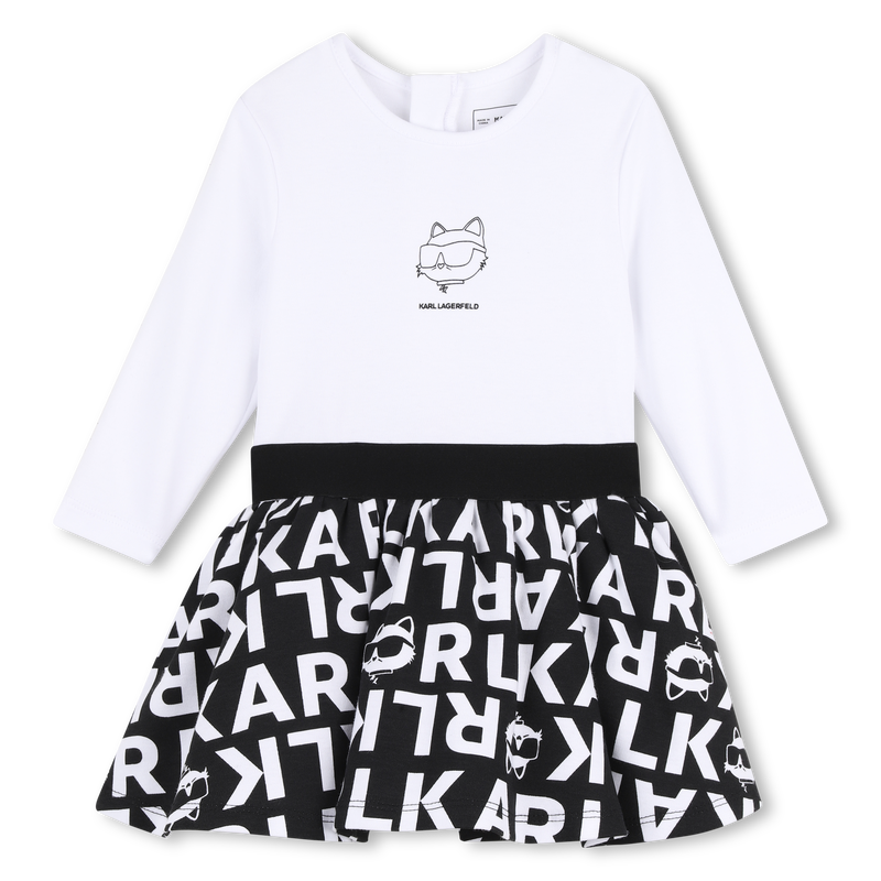 Robe manches longues KARL LAGERFELD KIDS 
                        FILLE