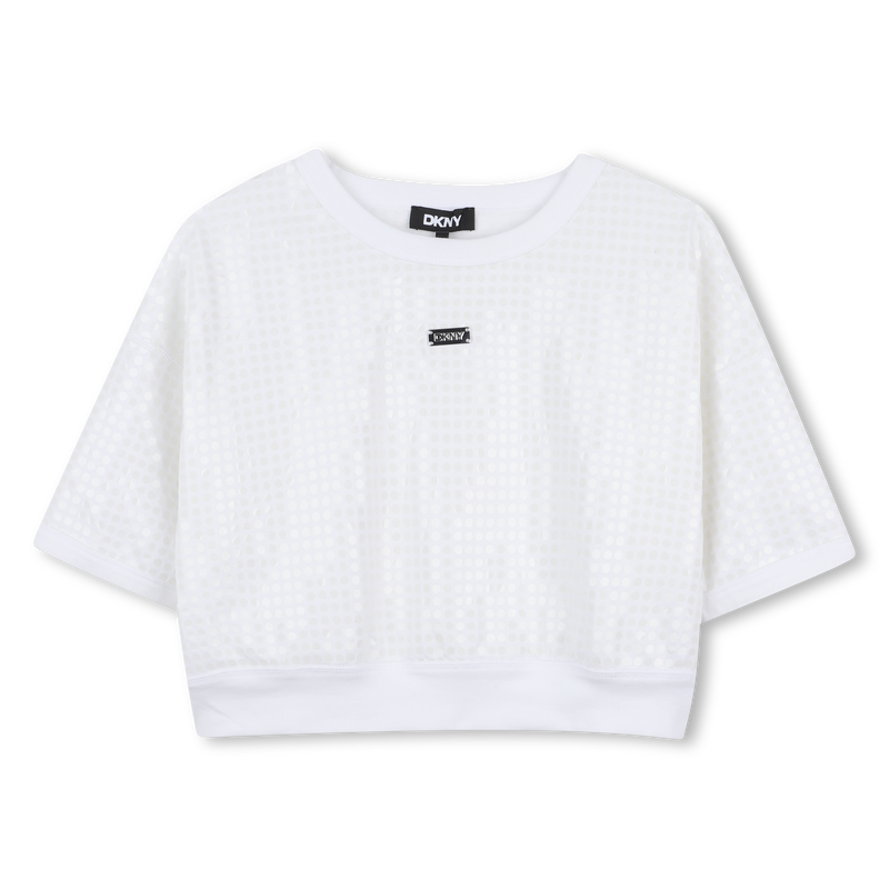 Sweat-shirt à manches courtes DKNY 
                    FILLE