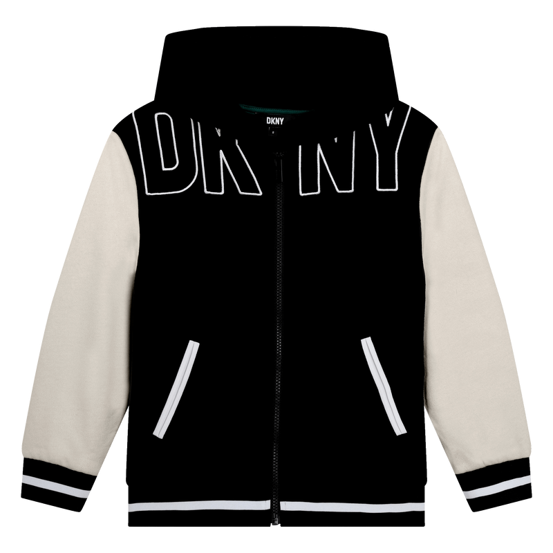 Cardigan molletonné à capuche DKNY 
                    GARCON