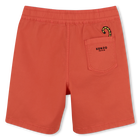 Bermuda en coton avec badge KENZO KIDS 
                    GARCON