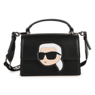 Sac &agrave; main en textile enduit grain fin KARL LAGERFELD KIDS 
                    FILLE