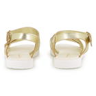 Sandales cuir de vachette KARL LAGERFELD KIDS 
                    FILLE