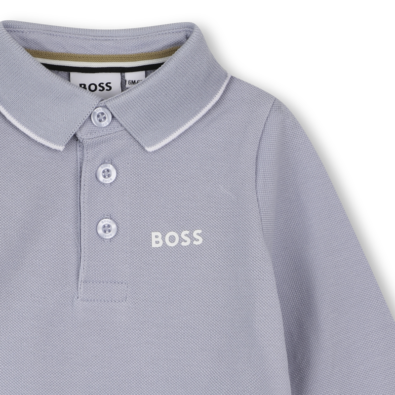 Polo manches longues BOSS 
                        GARCON