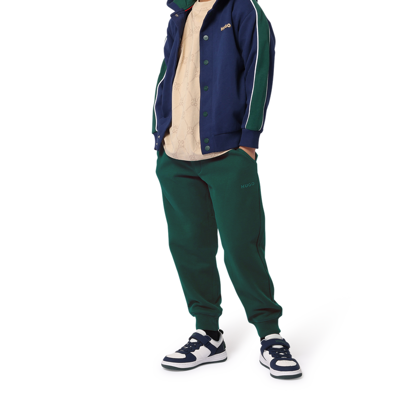 Cardigan de jogging &agrave; capuche Hugo 
                        GARCON