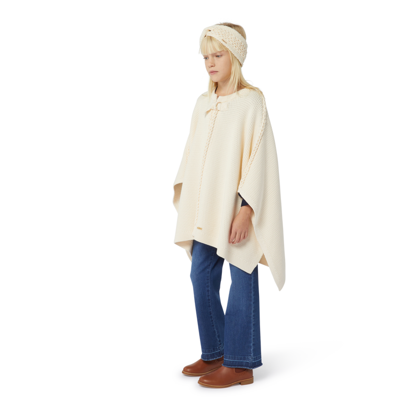 Cape en tricot CHLOE 
                    FILLE