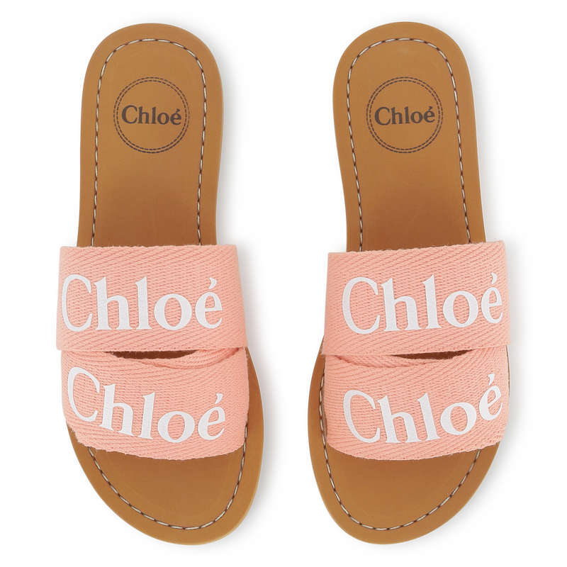 Claquettes avec logo CHLOE 
                    FILLE