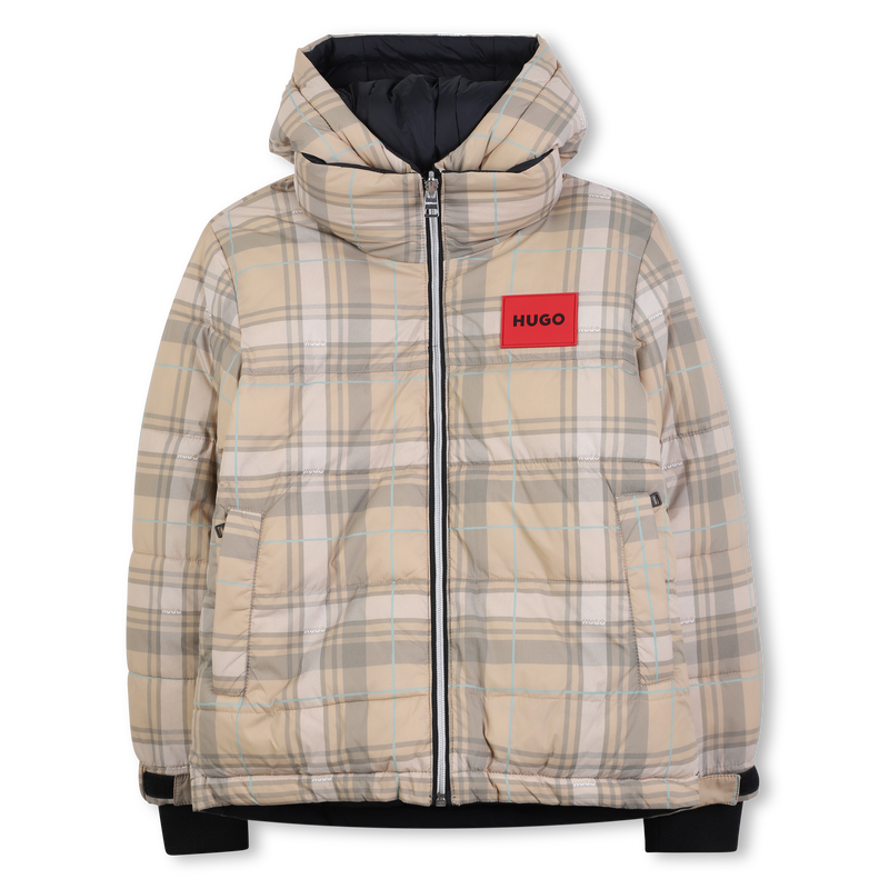 Doudoune r&eacute;versible &agrave; capuche Hugo 
                        GARCON