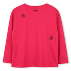 T-shirt &agrave; manches longues KENZO KIDS 
                    FILLE