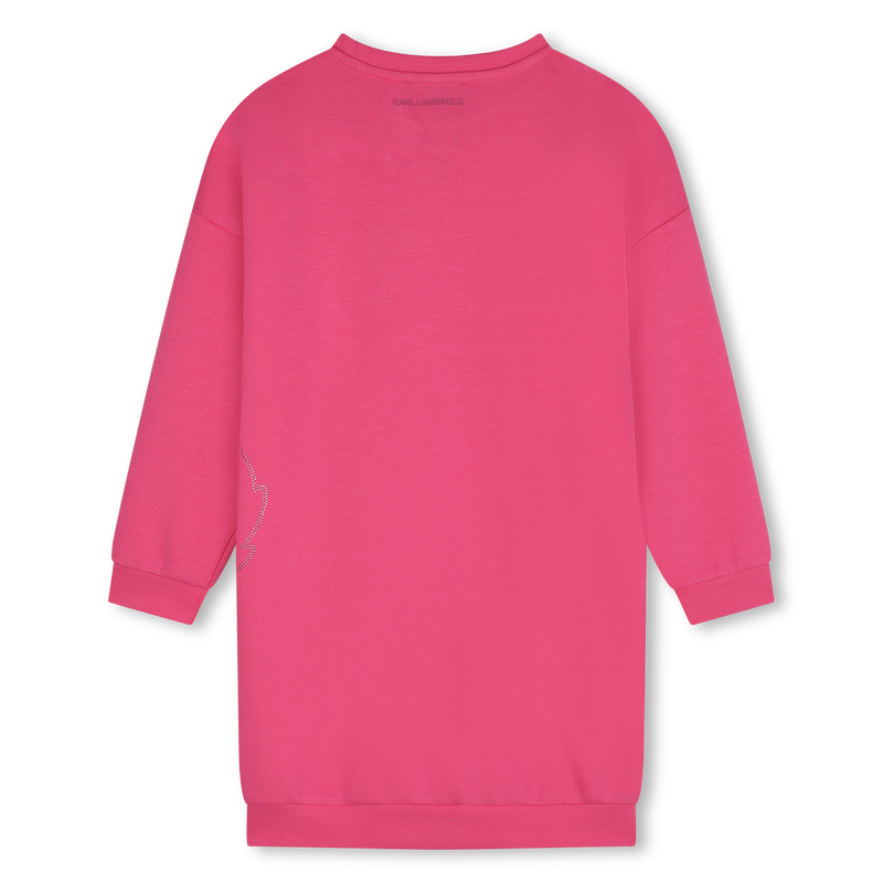 Robe droite avec strass KARL LAGERFELD KIDS 
                    FILLE