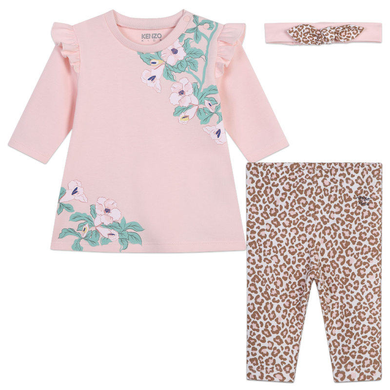Robe, legging et bandeau KENZO KIDS 
                    FILLE