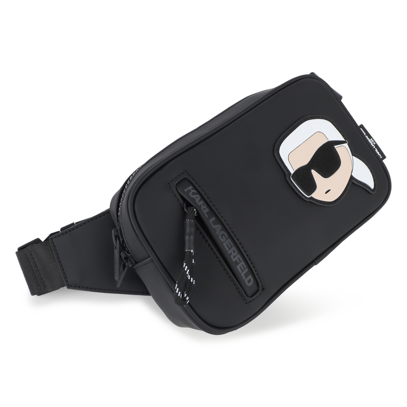 Sac banane en textile enduit effet gomme KARL LAGERFELD KIDS 
                    GARCON