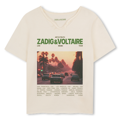 T-SHIRT MANCHES COURTES ZADIG & VOLTAIRE GARCON