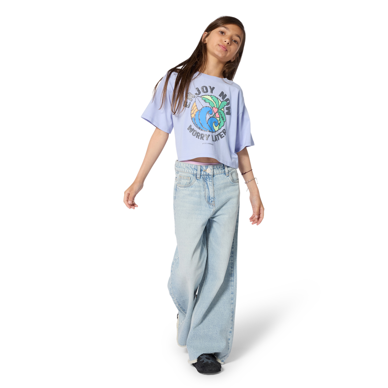 JEAN COUPE LARGE BILLIEBLUSH 
                        FILLE