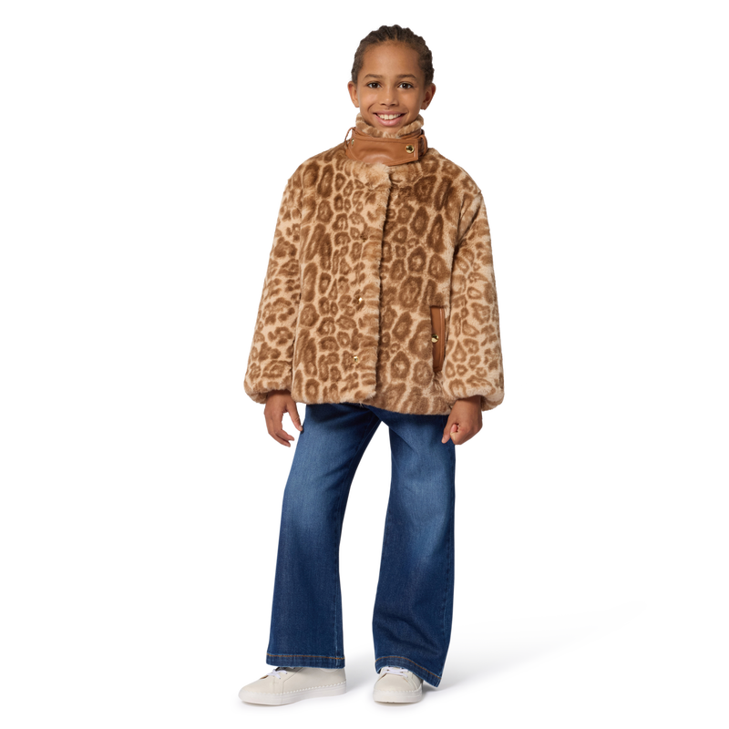 Blouson avec imprim&eacute; l&eacute;opard CHLOE 
                        FILLE