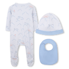 Ensemble pyjama, bavoir et bonnet KENZO KIDS 
                    GARCON