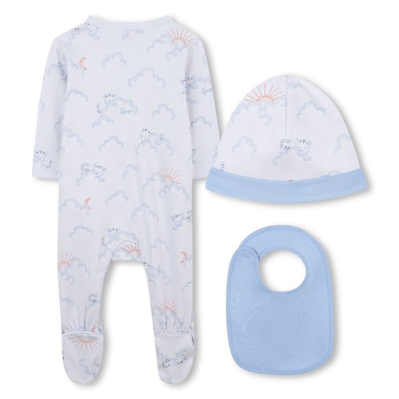 Ensemble pyjama, bavoir et bonnet KENZO KIDS 
                        GARCON