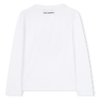 T-shirt &agrave; manches longues KARL LAGERFELD KIDS 
                    FILLE
