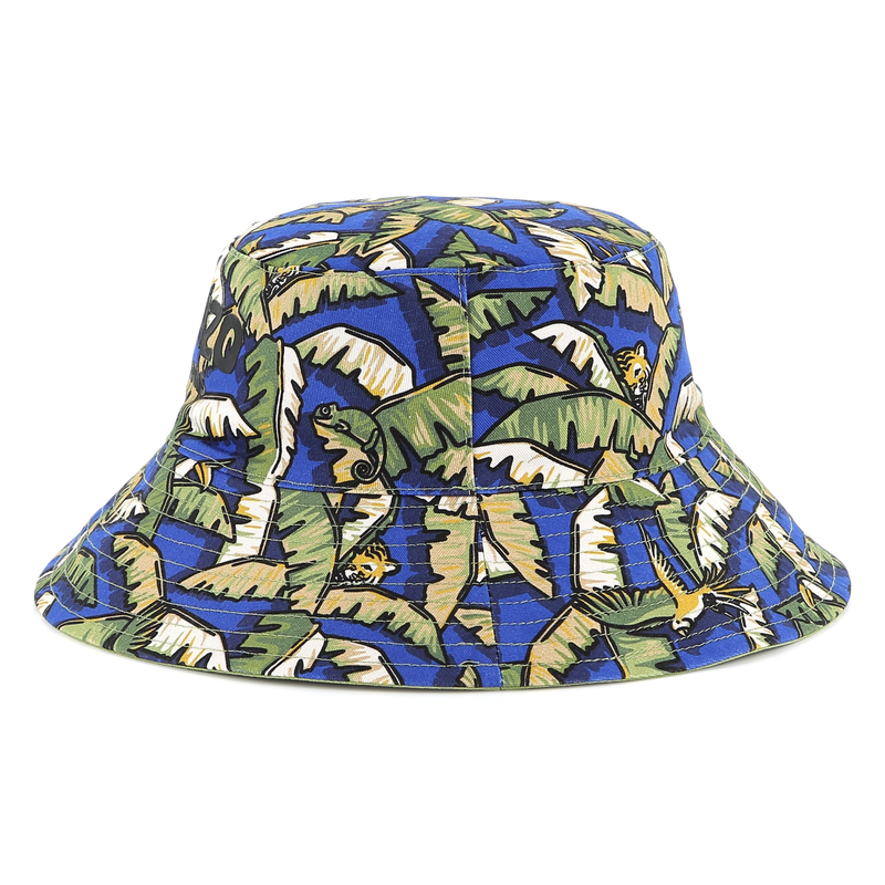 Bob réversible en coton KENZO KIDS 
                    UNISEXE