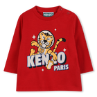 T-shirt &agrave; manches longues KENZO KIDS 
                    GARCON
