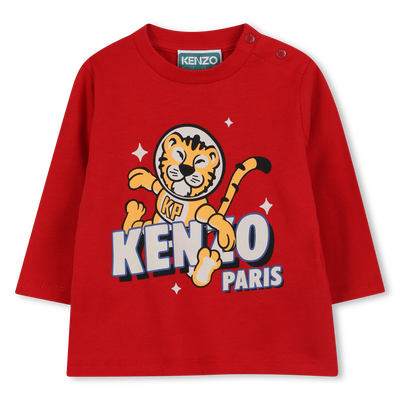 T-shirt &agrave; manches longues KENZO KIDS GARCON
