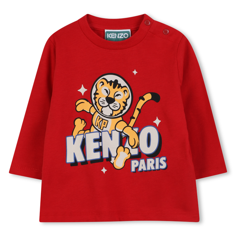 T-shirt &agrave; manches longues KENZO KIDS 
                        GARCON