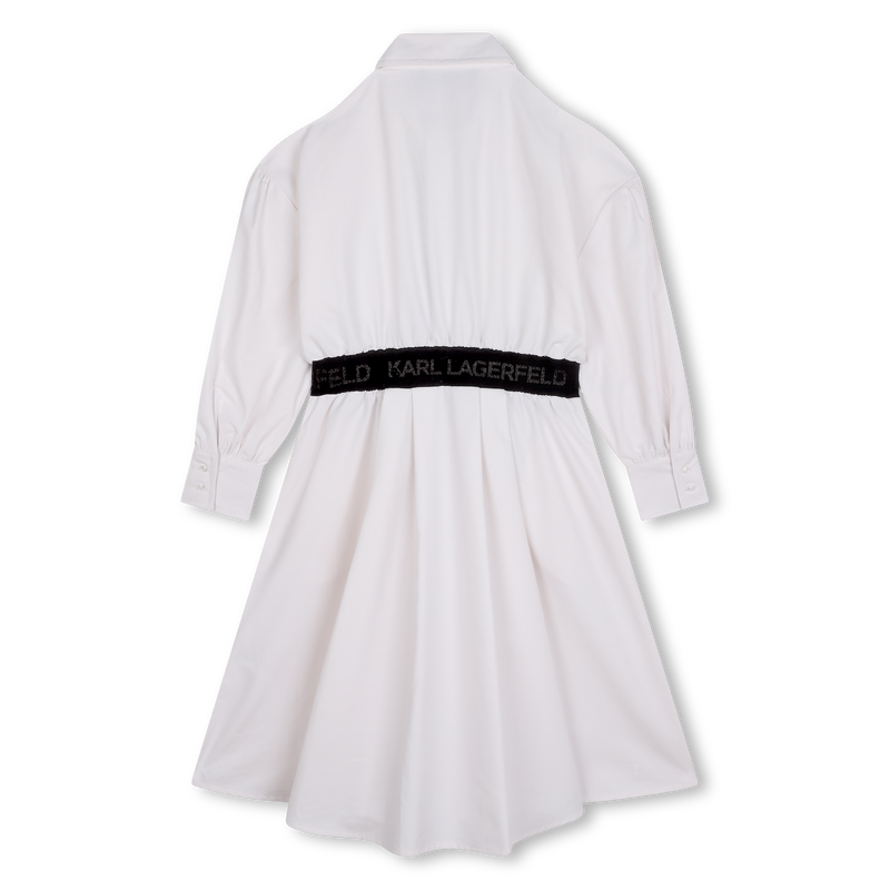 Robe chemise zipp&eacute;e KARL LAGERFELD KIDS 
                        FILLE