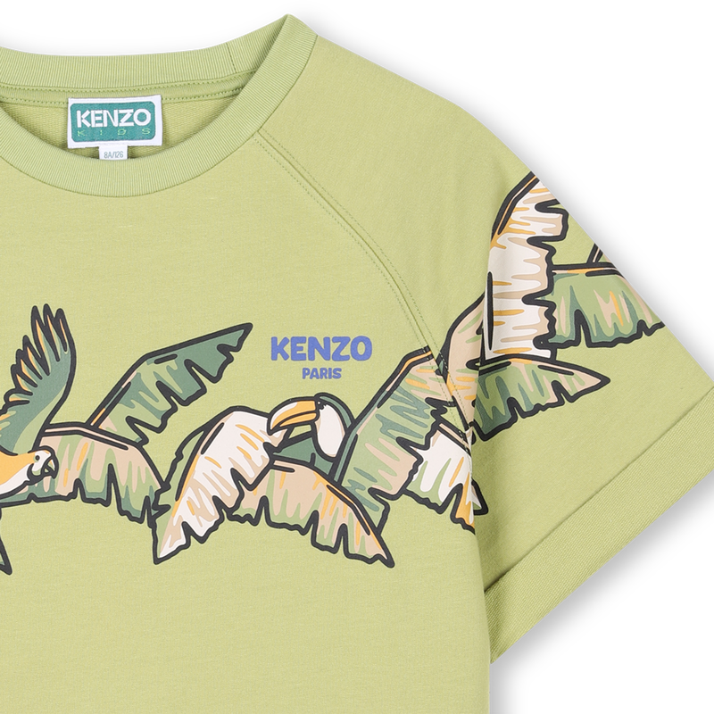 T-shirt en molleton léger KENZO KIDS 
                    GARCON