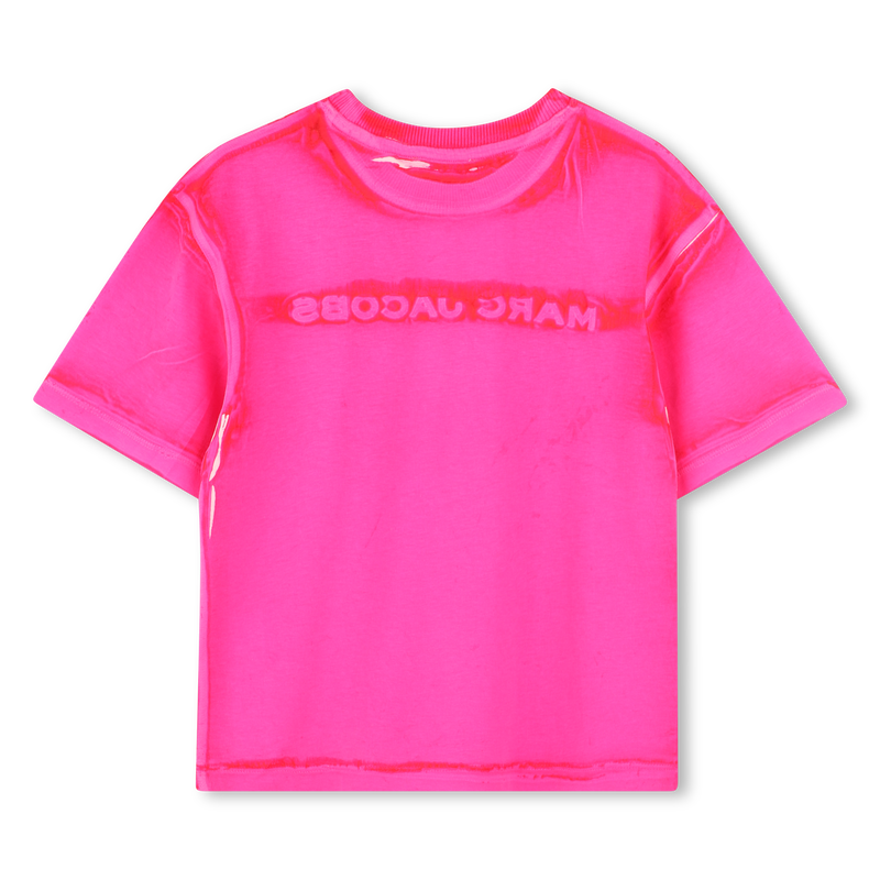 T-shirt en coton avec broderie MARC JACOBS 
                        UNISEXE