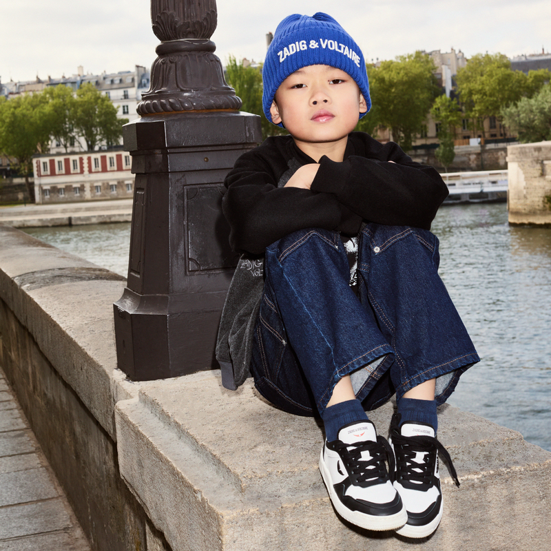 Jean large avec surpiq&ucirc;res ZADIG & VOLTAIRE 
                        GARCON