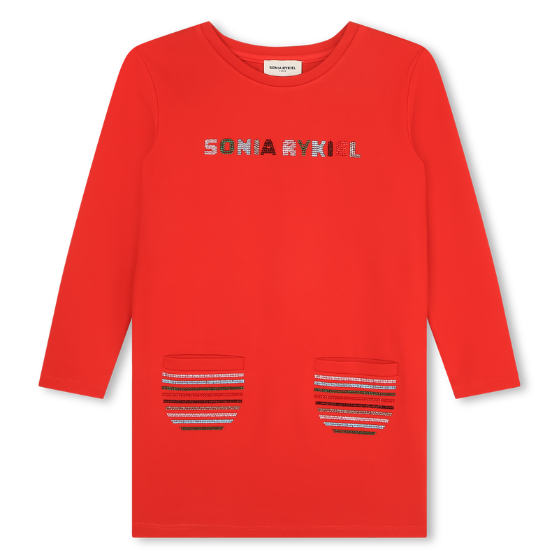 Robe fantaisie à strass SONIA RYKIEL 
                    FILLE