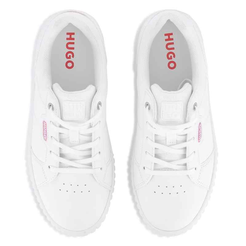 Baskets en simili Hugo 
                    FILLE