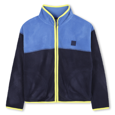 Cardigan bi-couleur en polaire TIMBERLAND GARCON