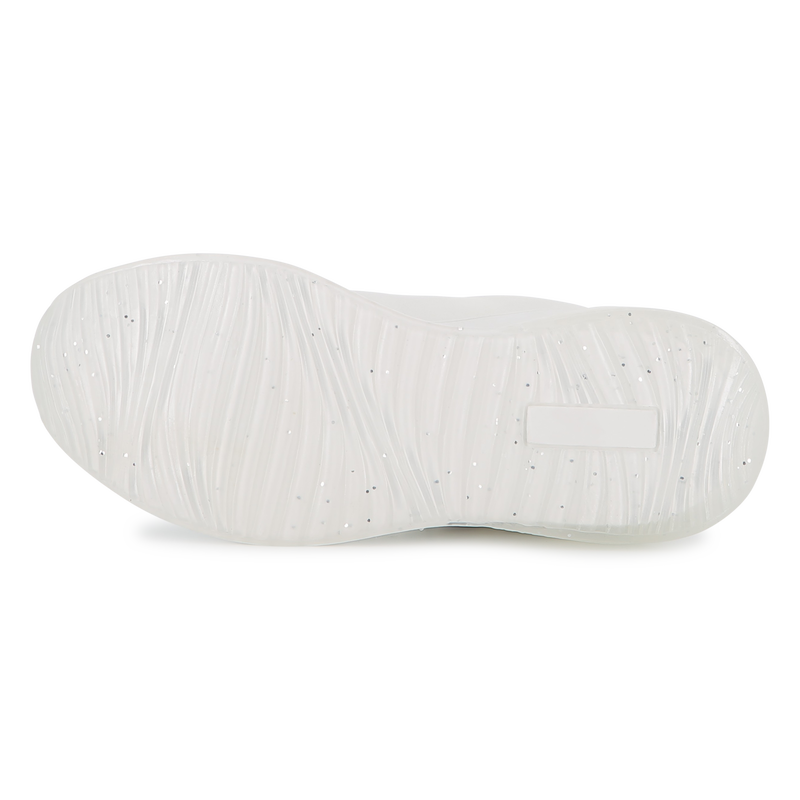 Baskets à lacets avec badge KARL LAGERFELD KIDS 
                    FILLE