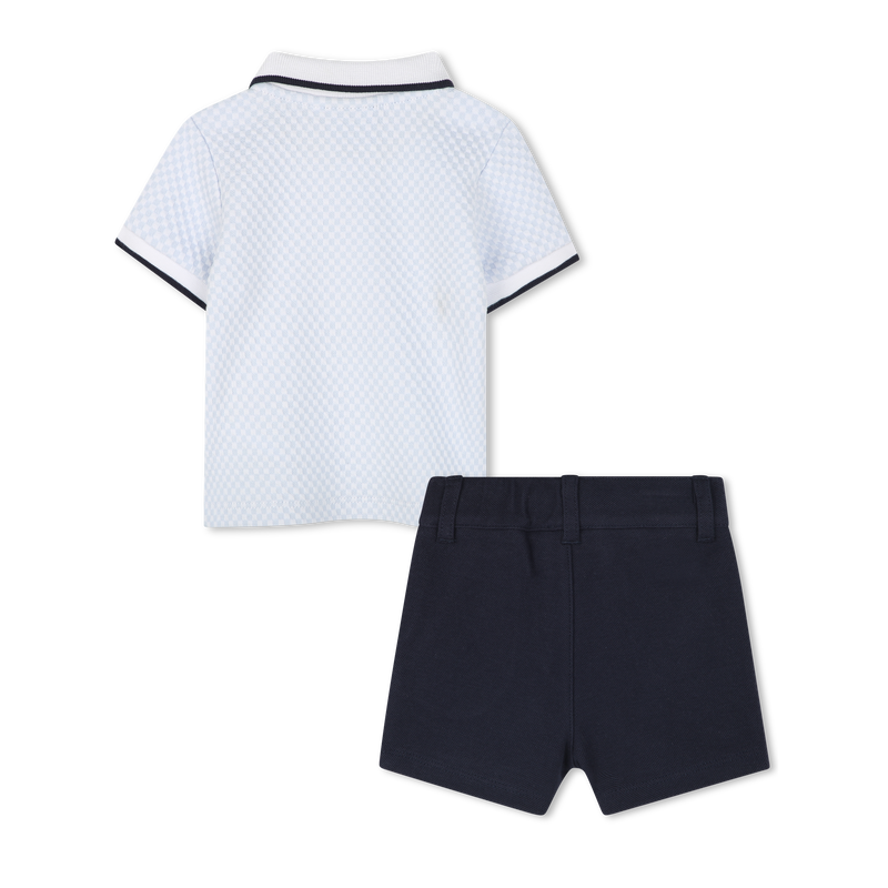 Ensemble short et polo BOSS 
                    GARCON