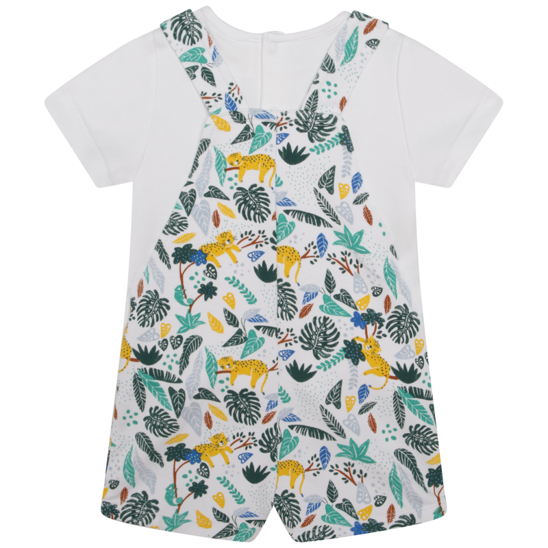 T-shirt et salopette