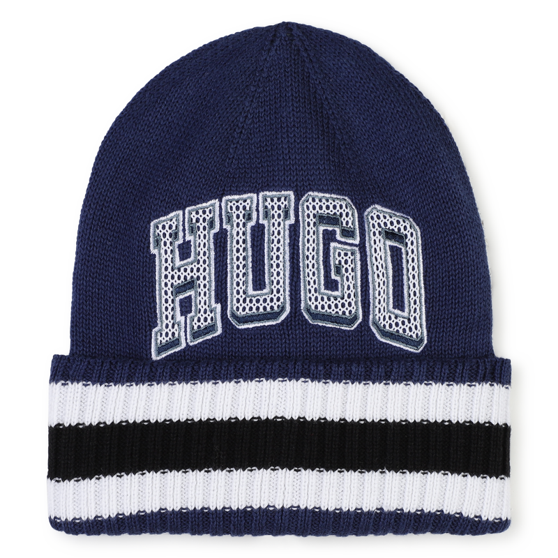 Bonnet en tricot avec rayures Hugo 
                    GARCON