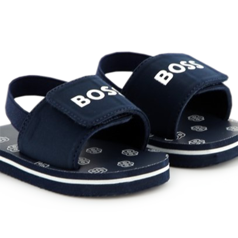 Claquettes avec fermeture par bandes auto aggripan BOSS 
                    GARCON