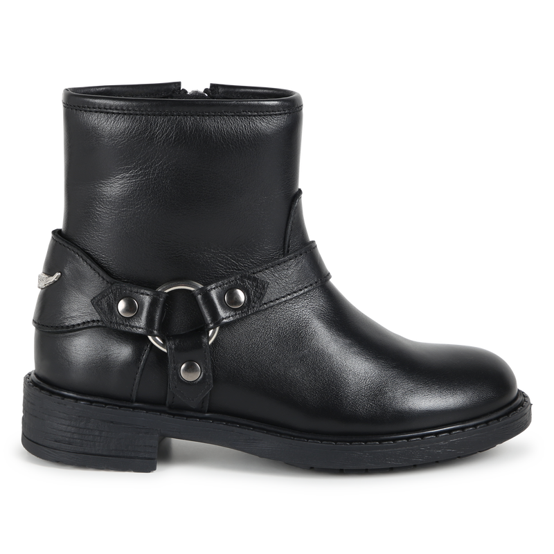Bottines  en cuir de vachette ZADIG & VOLTAIRE 
                    FILLE