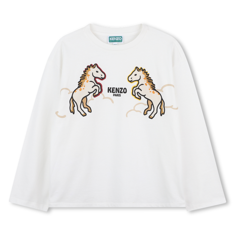 TEE-SHIRT MANCHES LONGUES KENZO KIDS 
                        UNISEXE