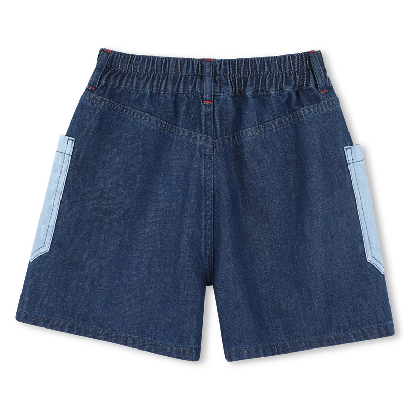 Short en jean &agrave; poches